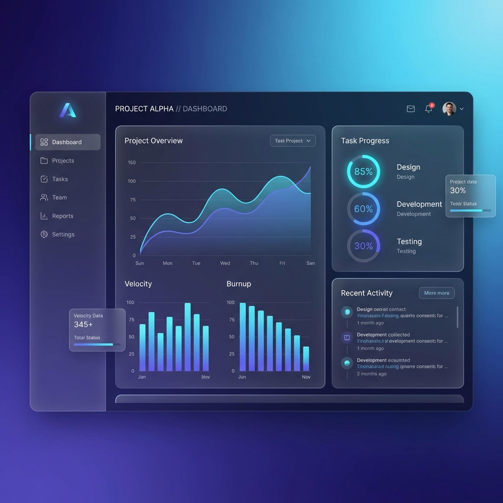 Premium Project Dashboard